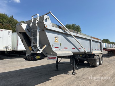 2022 Germanic 28 ft T/A End Dump Trailer