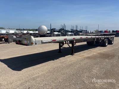2011 Alutrec 53 ft T/A Spread Axle Flatbed Trailer