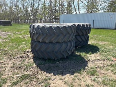 Quantity of (4) Goodyear DT820 650/65R42 Tires - Fits Rogator