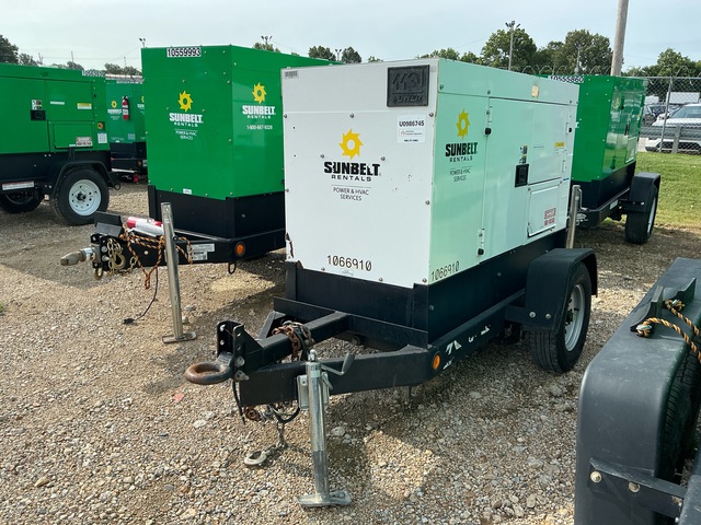 2017 Multiquip DCA-25SSIU4F 20 kW Mobile Generator Set 2017 Multiquip DCA-25SSIU4F 20 kW Mobile Generator Set