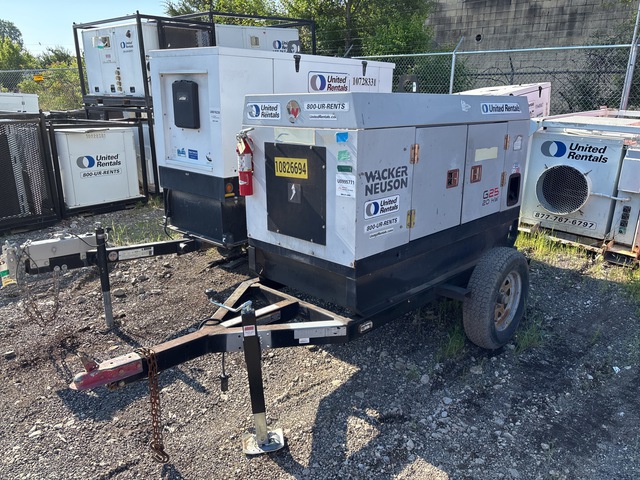 2018 Wacker Neuson G25 19.5 kW Mobile Generator Set