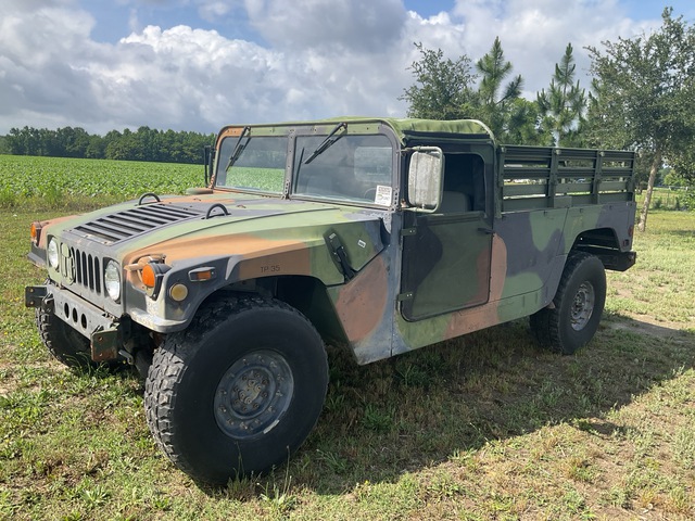 1995 AM General M1097A1 HMMWV 2 Door Soft Top w/Truck Body