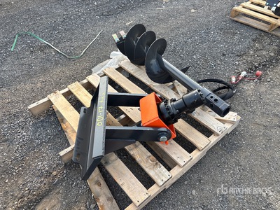 2026 Wolverine MAD-12-12D Mini Skid Steer Auger (Unused)