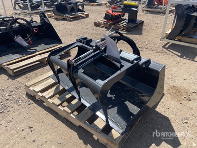 2026 Wolverine MSG-11-44W 44 in Mini Skid Steer Grapple Bucket (Unused)