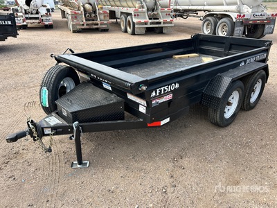 2026 Industrias America FT510 10 ft T/A Tipping Utility Trailer