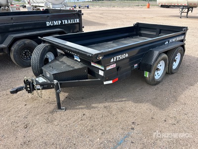 2026 Industrias America FT510 10 ft T/A Tipping Utility Trailer