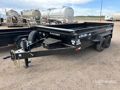2026 Industrias America 7014R 14 ft T/A Dump Utility Trailer