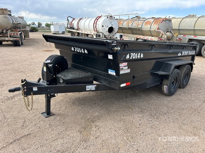 2026 Industrias America 7014 14 ft T/A Tipping Utility Trailer