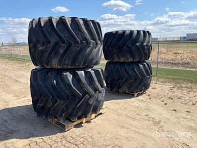 Quantity of (4) Terra Turbo Prime X 66/43.00x25 Floater Tires - Fits John Deere 624K