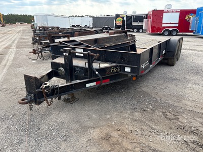 2020 B & B Fabrication CT7T182 18 ft T/A Remorque pour équipement