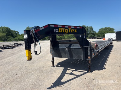 2025 Big Tex 40 ft T/A Gooseneck Remolque Portamaquinaria