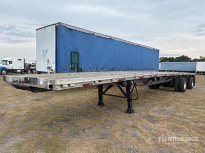 1997 Reitnouer 48 ft T/A Spread Axle Flatbed Trailer