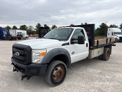 2011 Ford F-450 XL 4x4 Platte vrachtwagen (Inoperable)