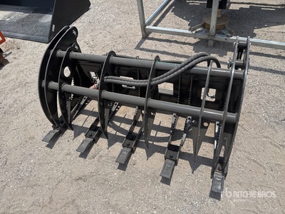 2026 GIYI GY-MCLG60 44 in Mini Skid Steer Grapple - Fits GiYI MCLG60 (Unused)