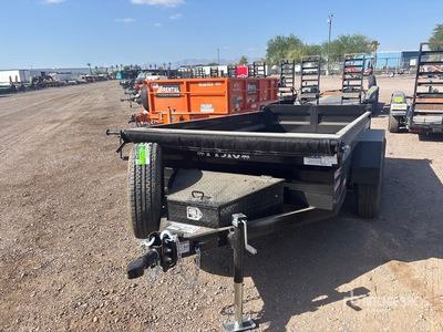 2026 Industrias America FT510 10 ft T/A Dump Utility Trailer