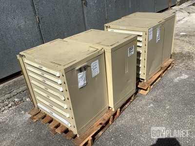 (4) Stanley Vidmar Storage Cabinets