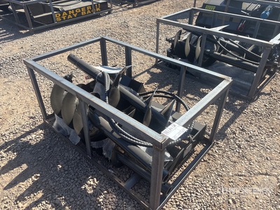2026 Mower King SSECAG-Y Skid Steer Auger (Unused)