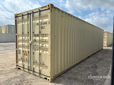 2026 40 ft High Cube 40 ft One-Way High Cube Conteneur de stockage