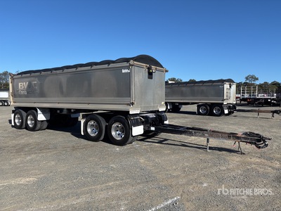 2019 Shephard 8 m Quad Dog Rimorchio ribaltabile posteriore