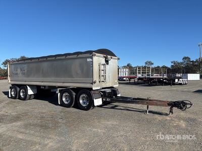 2018 Shephard 8 m Quad Dog Rimorchio ribaltabile posteriore