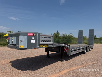 2026 Ayhan Unsal 3AHY Tri/A Lowboy Trailer