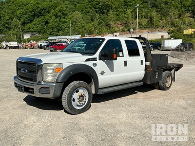 2015 Ford Vehicle Light Duty XL 4x4 Crew Cab Flatbed Truck