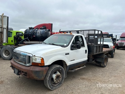 2000 Ford F-550 4x2 Flatbed Truck