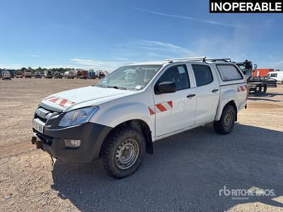 2012 Isuzu D-Max 2.5 TD 4x4 Crew Cab Pickup (Inoperable)