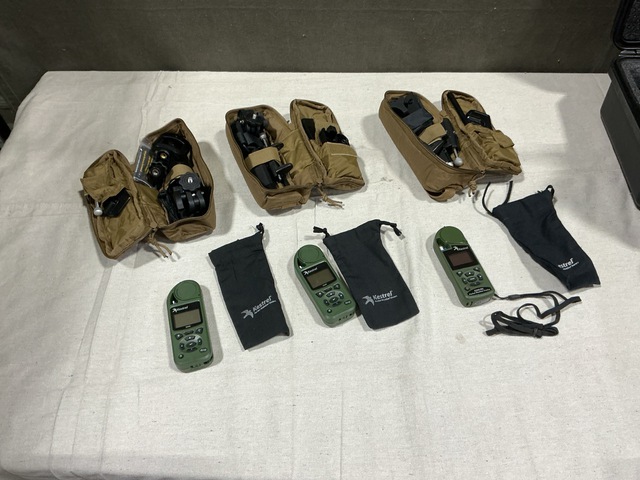 (5) Kestrel 4500 NV Pocket Weather Meter Sets