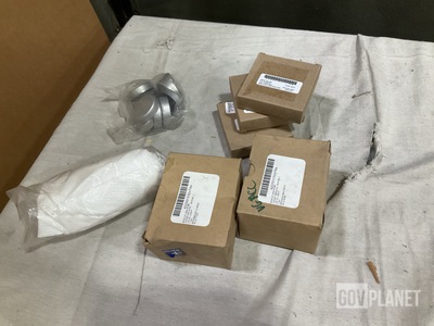 (134) Pipe Caps, (20) Seals, (40) Light Lenses & Assorted Items