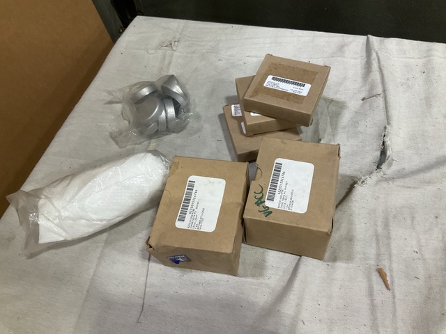 (134) Pipe Caps, (20) Seals, (40) Light Lenses & Assorted Items (134) Pipe Caps, (20) Seals, (40) Light Lenses & Assorted Items