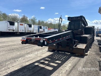 1998 Trail King TK160MDG 80 ton Tri/A Extendable Double Drop Removable Gooseneck Remorque Surbaissée