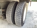 Underbody with Left Rear Drive Tires