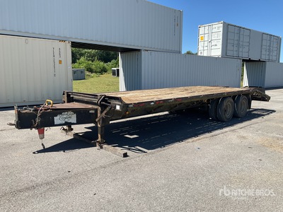 2001 JJN Enterprises 25 ft T/A Equipment Trailer