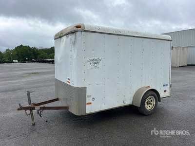2007 Pace American JT610SA 10 ft S/A Enclosed Trailer