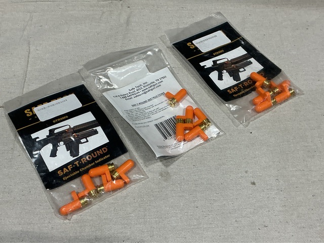(50) Packages of Safe Tech STR9MS SAF-T-ROUND 9mm Chamber Safety Indicators