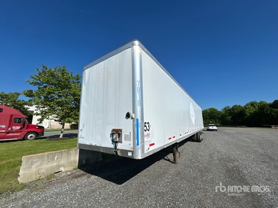 2014 Wabash DVLSHPC 53 ft x 102 in T/A Van Trailer