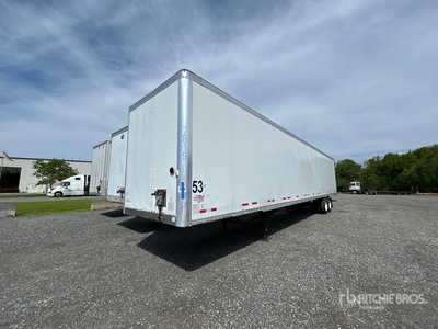 2014 Wabash DVCVHPC 53 ft x 102 in T/A Van Trailer