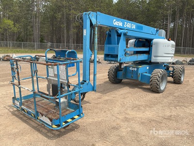 2011 Genie Z6034 4WD Articulating Boom Lift