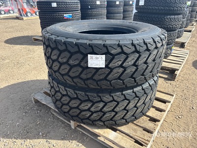 Quantity of (2) 385/65R22.5 Pneumatici per autocarro (Unused)