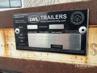 2009 LWL T14IU14LP 15.6 ft T/A Remorque fermée