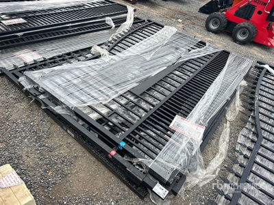 Quantity of (2) 2026 SUNTOP S0720-1 20 ft Wrought Iron Bi-Parting Portail d'entrée (Unused)