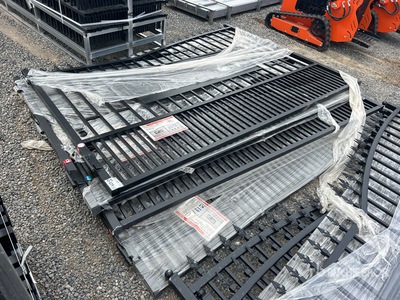 Quantity of (2) 2026 SUNTOP S0720-1 20 ft Wrought Iron Bi-Parting Portail d'entrée (Unused)