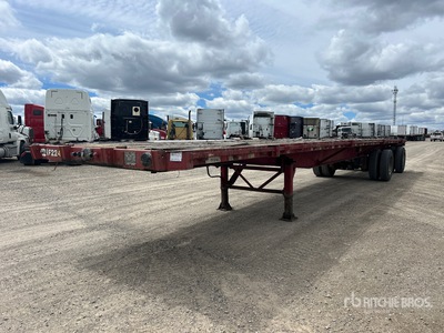 1994 Manac 48 ft T/A Spread Axle Flatbed Trailer