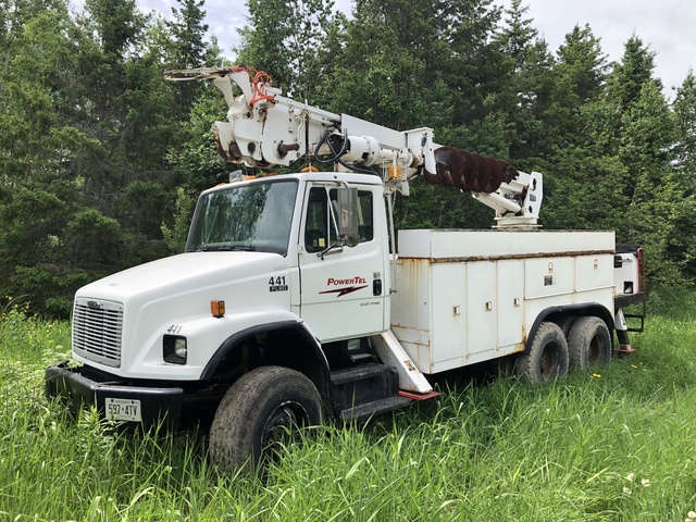 Terex Commander 5048 on 1999 Freightliner FL80 T/A Truck