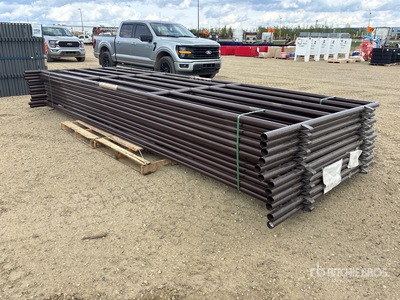 Quantity of (12) 2025 BYT HDALYPNL16 16 ft Alley Livestock Panel (Unused)