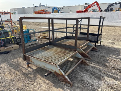 Quantity of (3) Steel Stair Platforms
