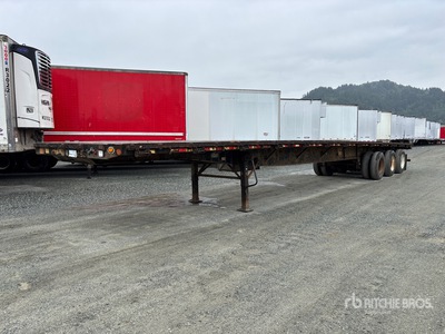 2009 Great Dane 53 ft Tri/A Flatbed Trailer
