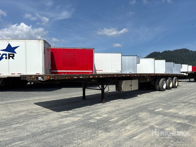 2014 Great Dane 53 ft Tri/A Flatbed Trailer