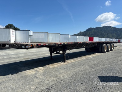 2014 Manac 53 ft Tri/A Flatbed Trailer